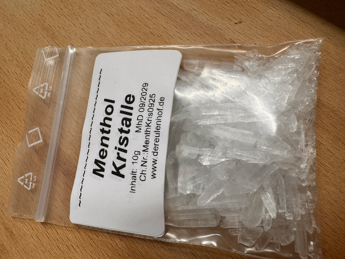 Menthol Kristalle