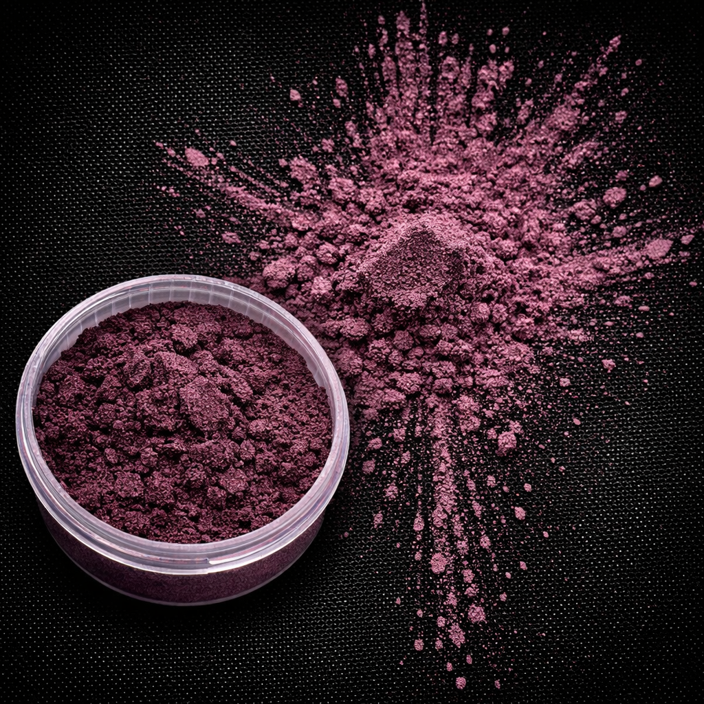 Pandora Mica Perlglanzpigment in dunklem Roséviolett für Seife, Kosmetik und DIY,Selbermachen