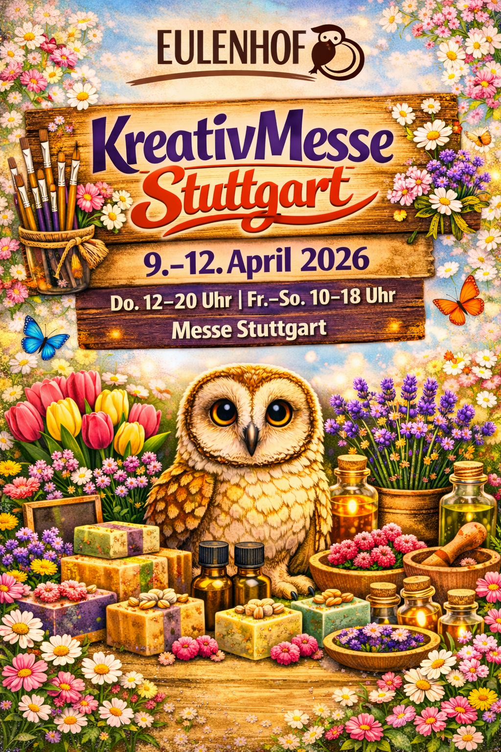 Kreativmesse Stuttgart 2026: Unser Marktstand, Düfte und Gießseifen Workshop