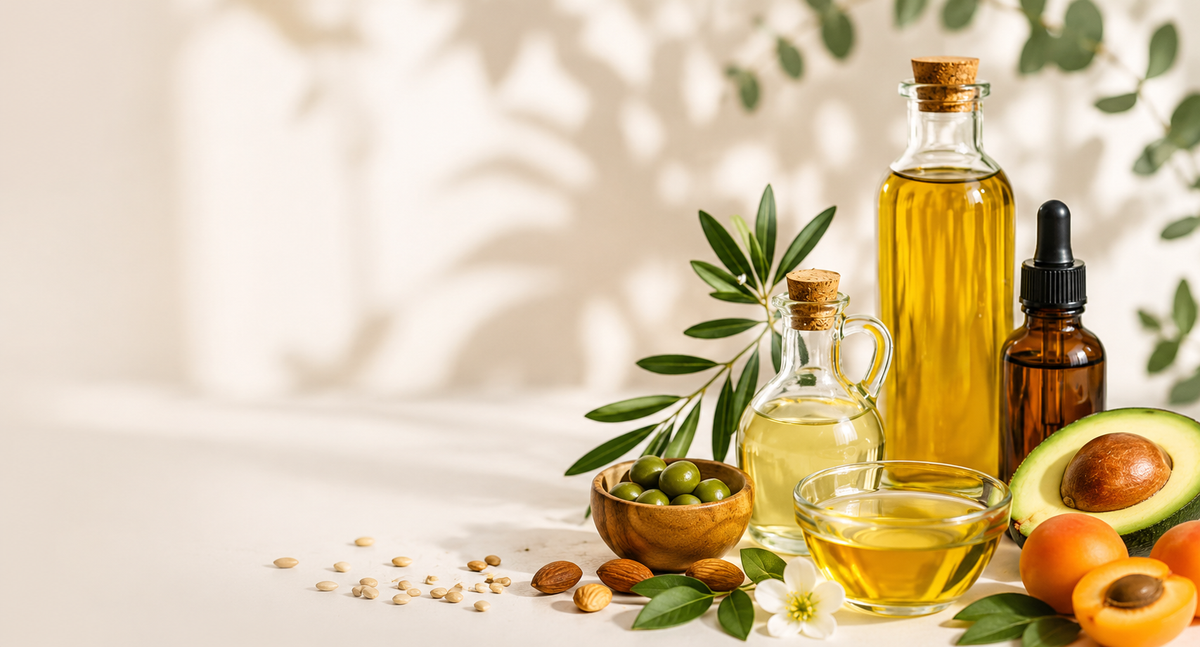 Hochwertige Pflanzenöle für Naturkosmetik, Seifenherstellung und DIY-Kosmetik mit Arganöl, Avocadoöl und natürlichen Rohstoffen